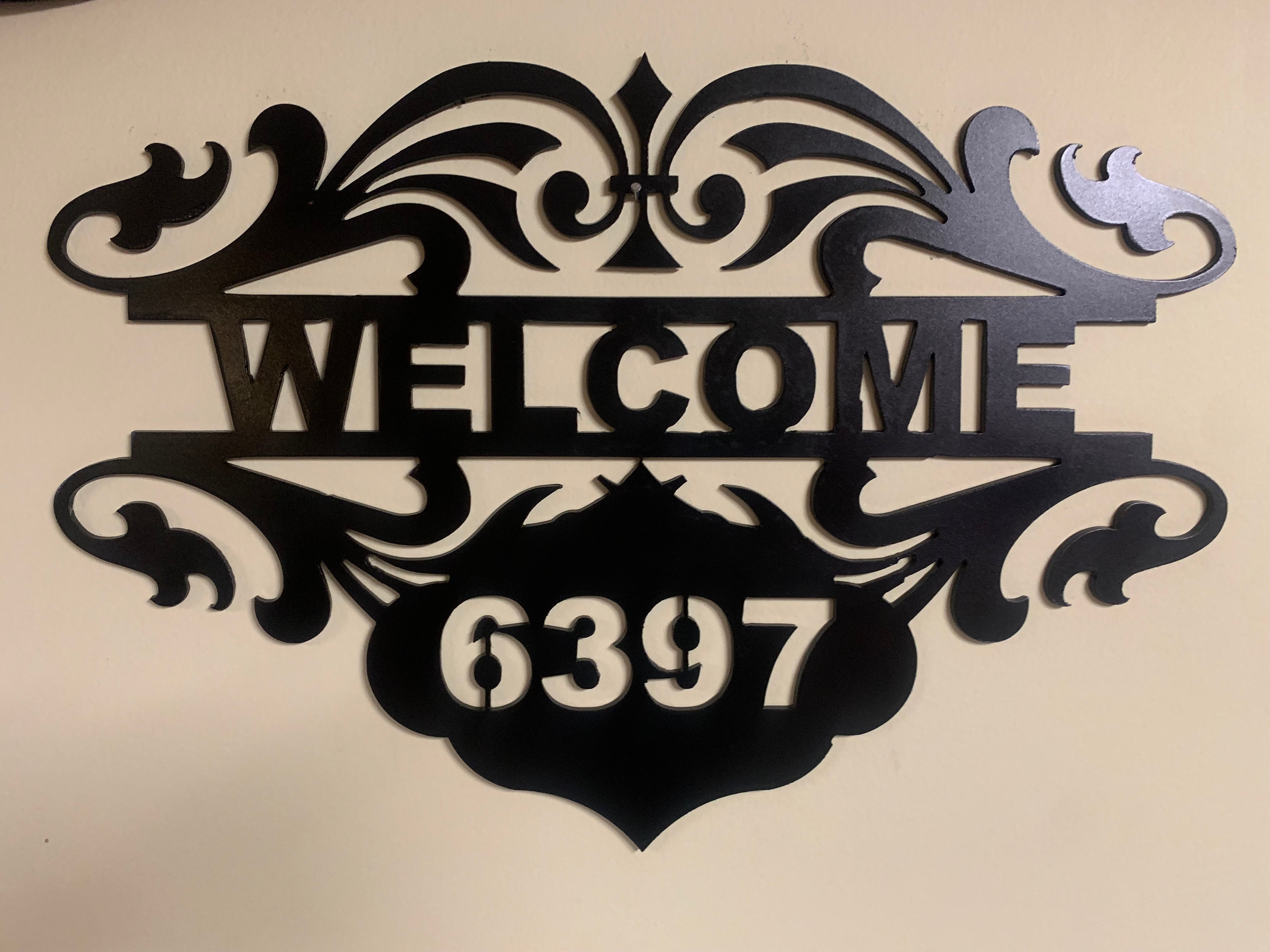 Custom Address Sign - 12x17 inch – MAS Craft Fabrication